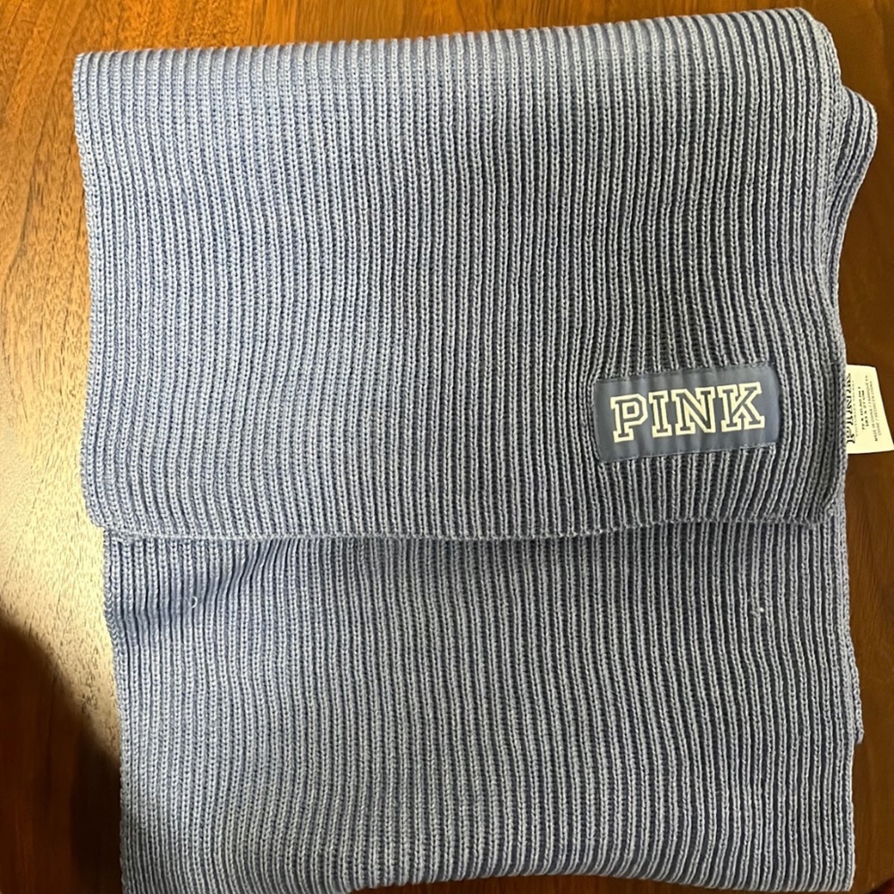 Baby blue PINK scarf